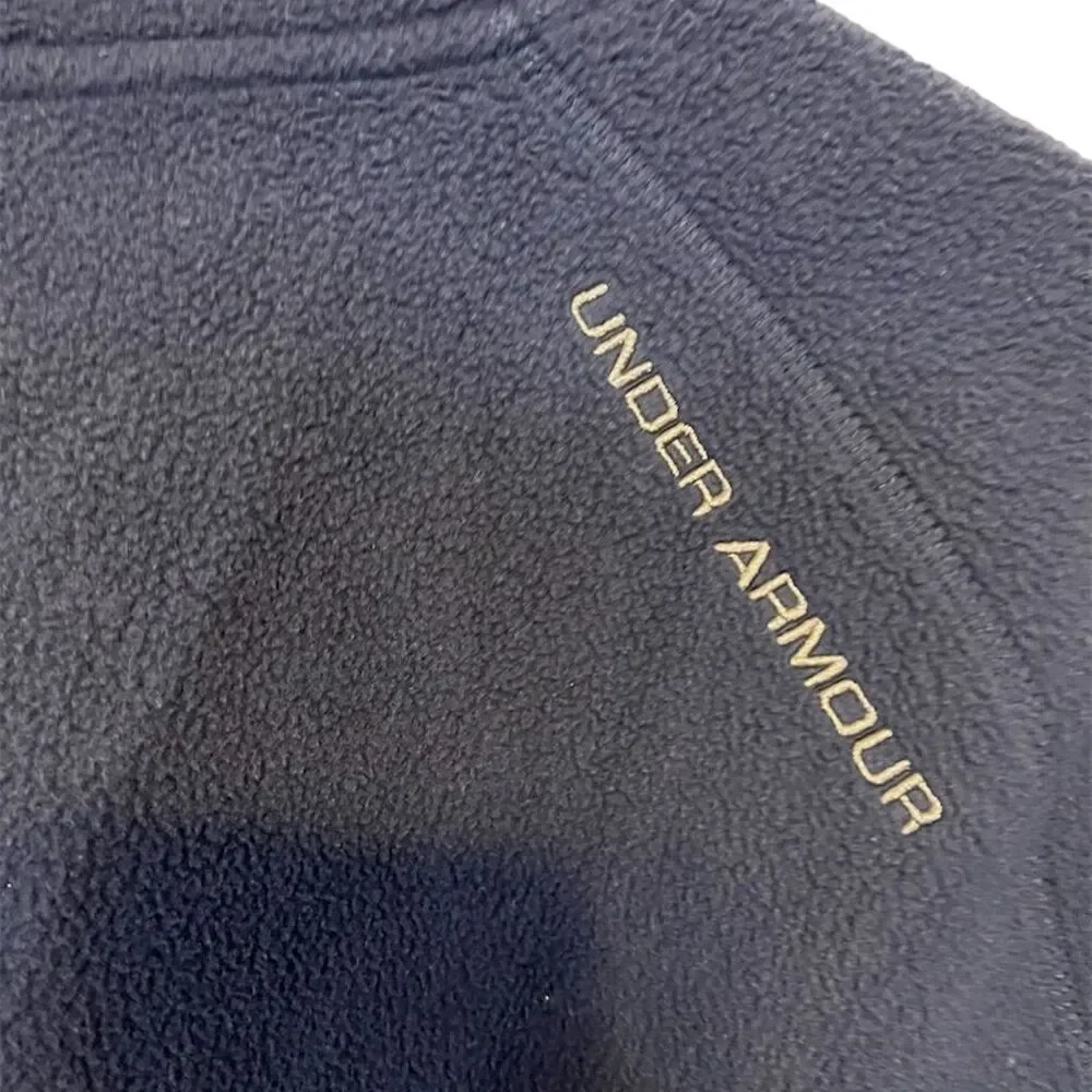 Under Armour Men's XL Blue Fleece Pullover Sweater Crewneck Long Sleeve Casual